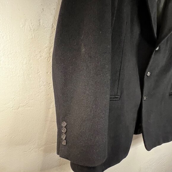 Macy's ALFANI Mens Heavy Coat Blazer Sport Jacket Size L Wool Blend - Picture 5 of 16